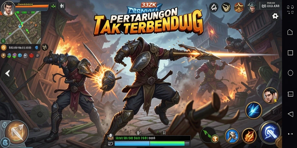 Gameplay seru di 33ZK dengan pertarungan epik.