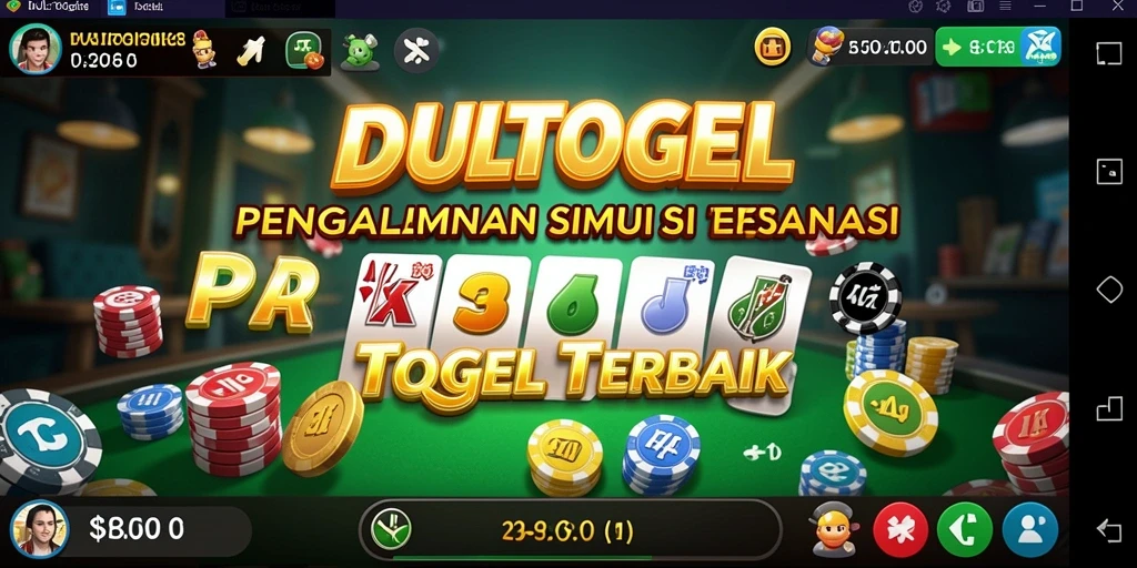 Tampilan gameplay DULTOGEL yang menarik dan interaktif.