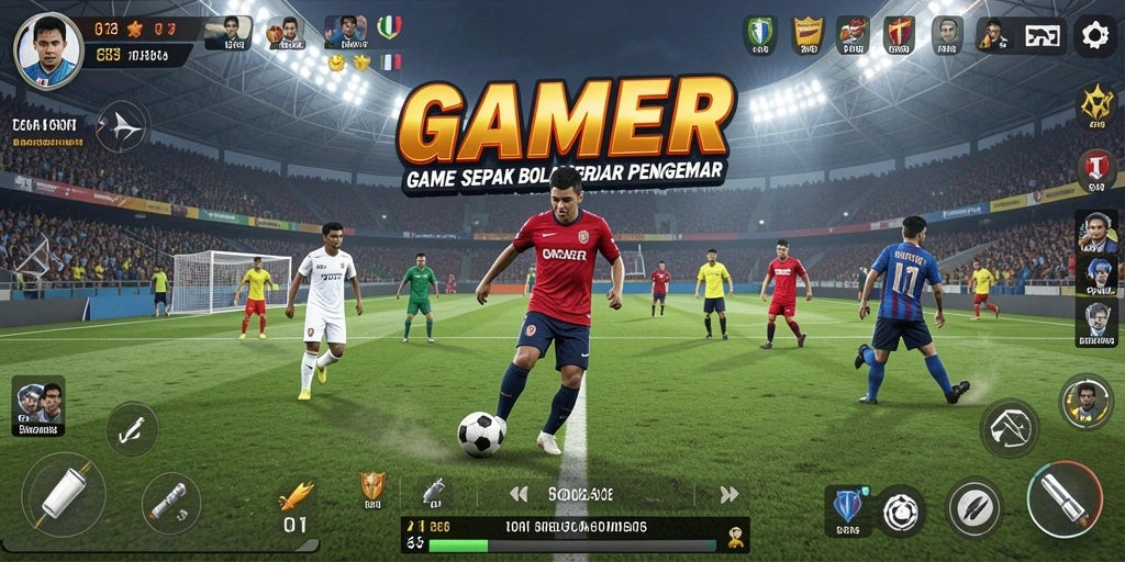 Tampilan gameplay GAMERP yang dinamis dan menarik.