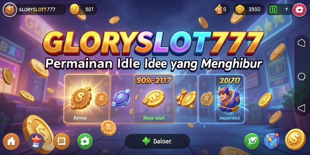Tampilan gameplay <strong>GLORYSLOT777</strong> yang mengasyikkan dan penuh warna.