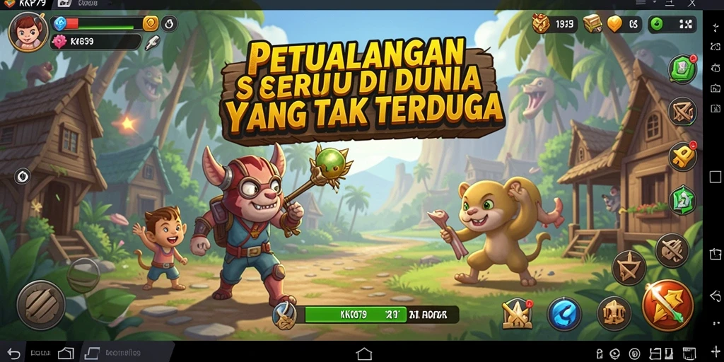 Tampilan gameplay luar biasa dalam KPK79 yang menggugah semangat petualangan.