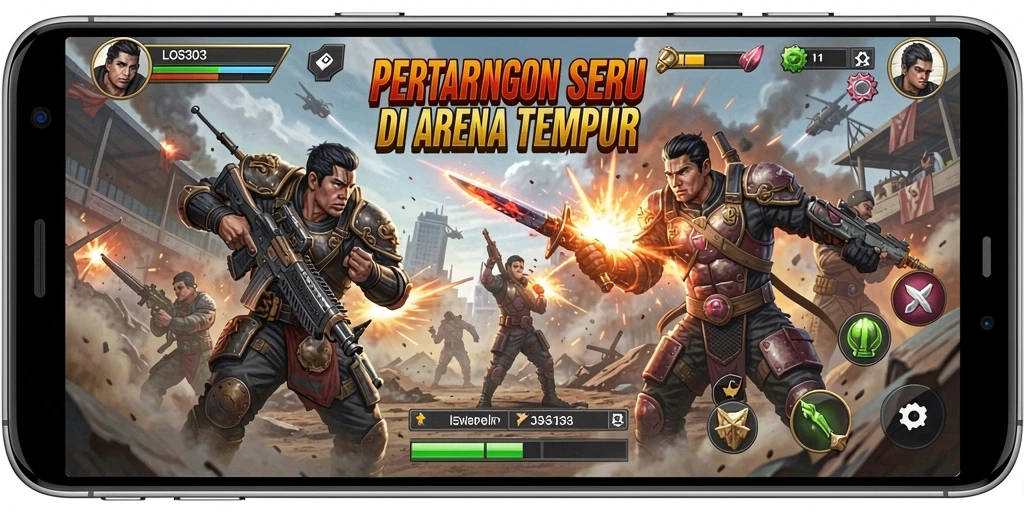 Gameplay intens di LOS303 dengan aksi pertarungan yang seru.