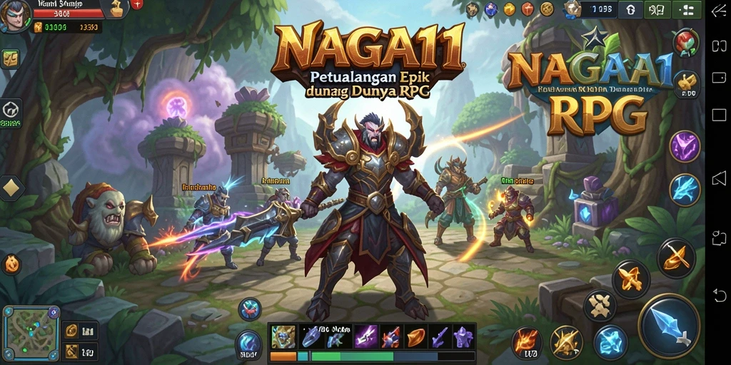 Gameplay seru dalam NAGA11 yang menantang dan menarik.