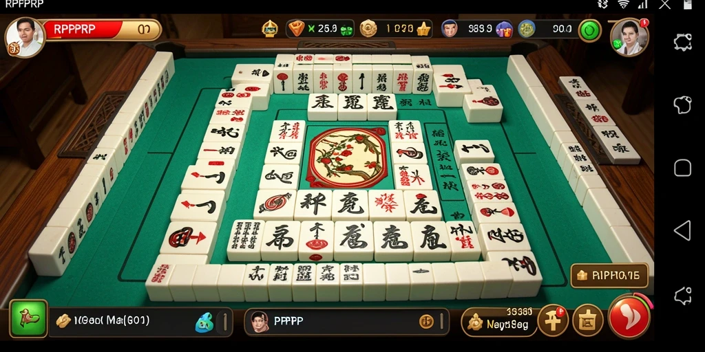 Tampilan seru permainan Mahjong RPRPRP dengan grafis memukau.