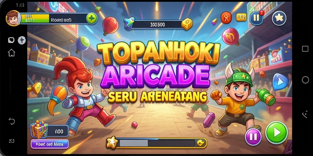 Tampilan gameplay seru dalam TOPANHOKI