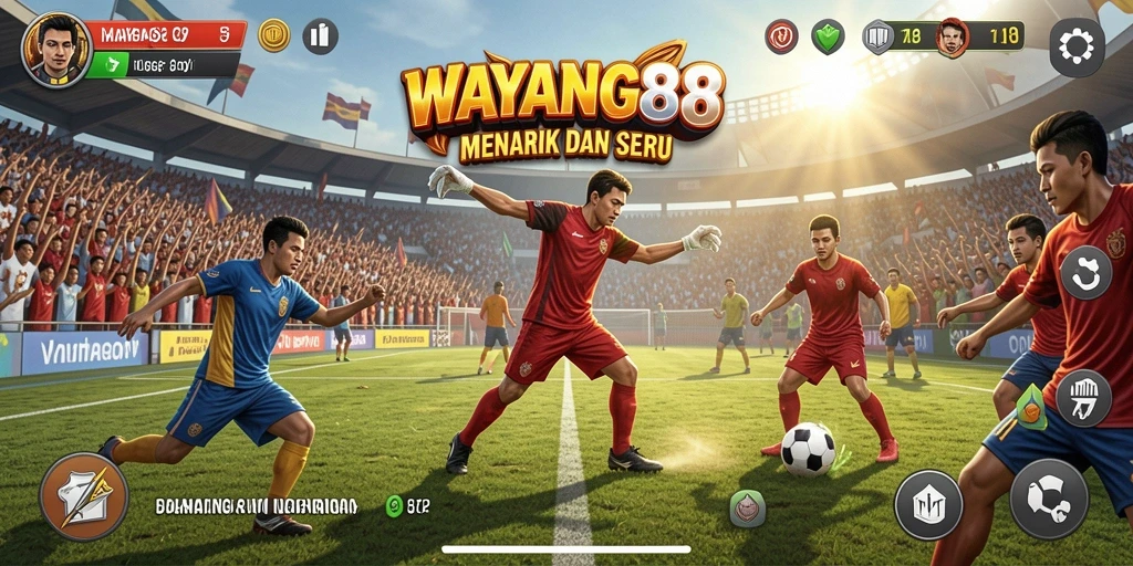 Tampilan menarik dari gameplay olahraga WAYANG88 yang seru.